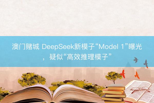 澳门赌城 DeepSeek新模子“Model 1”曝光,疑似“高效推理模子”